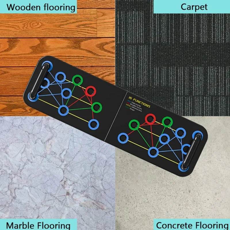 Home fitness push up board