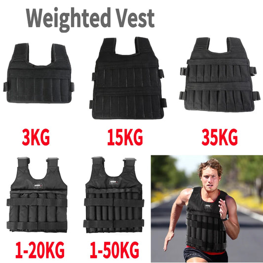 Fitness Running Vest Adjustable Weight Jacket Workout Equipment for Workout Jogging